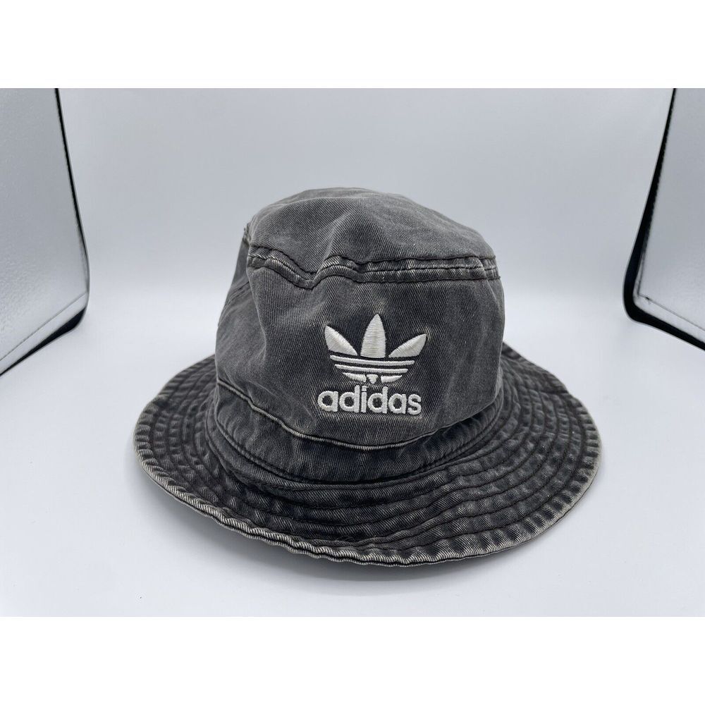ADIDAS WASHED FADED‎ BLACK OSFA BUCKET HAT